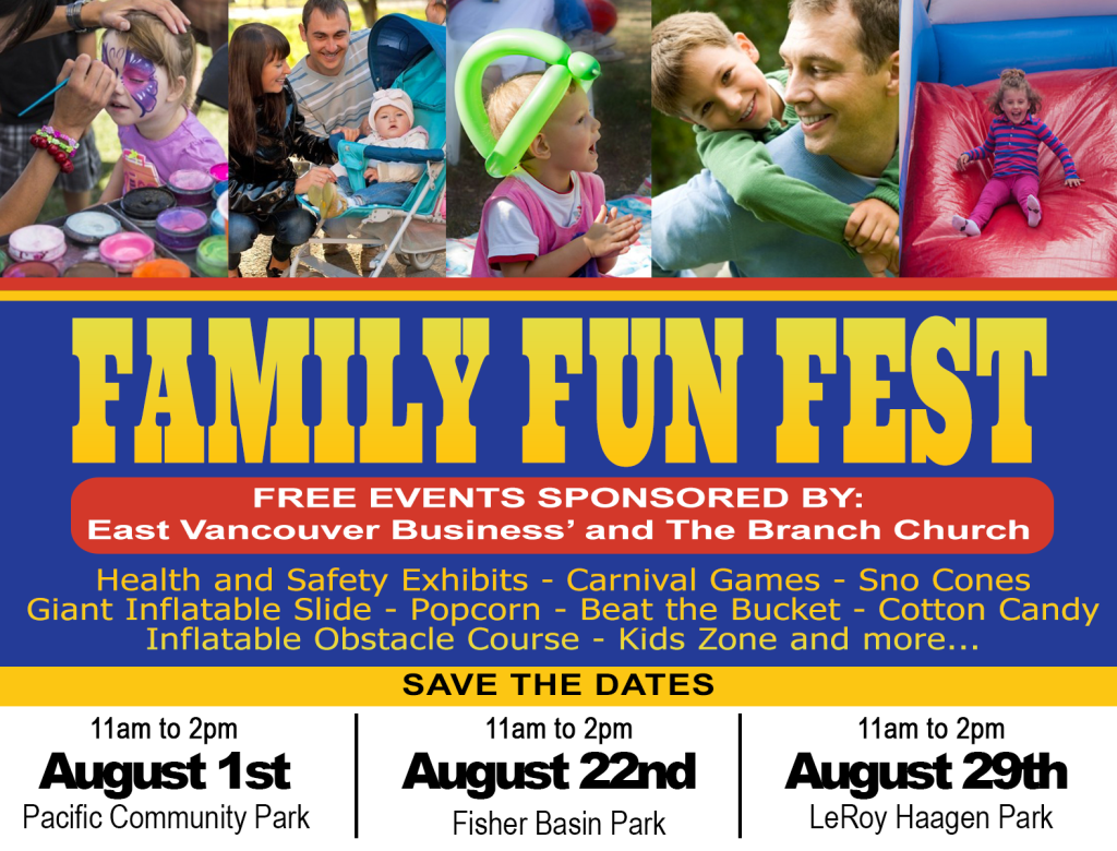 Family Fun Fest at Pacific Community Park – The Branch Christian Church